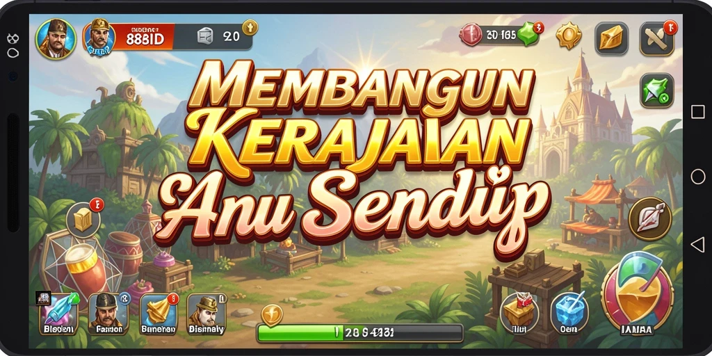 Tampilan gameplay 88ID yang menampilkan pengelolaan bisnis yang seru.