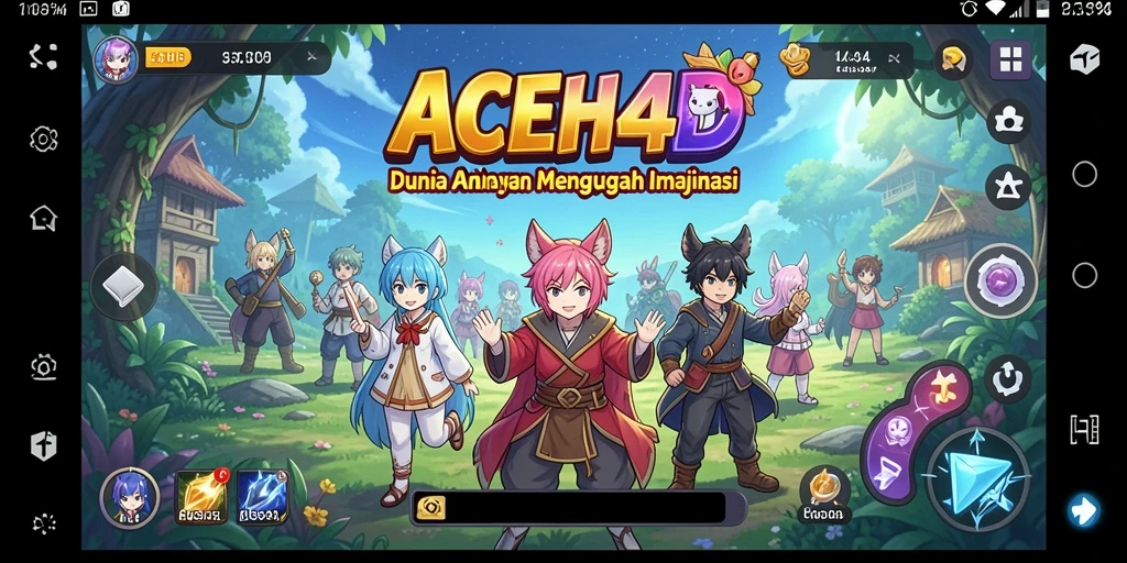 Screenshot utama menampilkan gameplay seru ACEH4D yang interaktif.