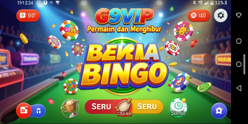 Tampilan menarik dari gameplay Bingo G9VIP yang seru.
