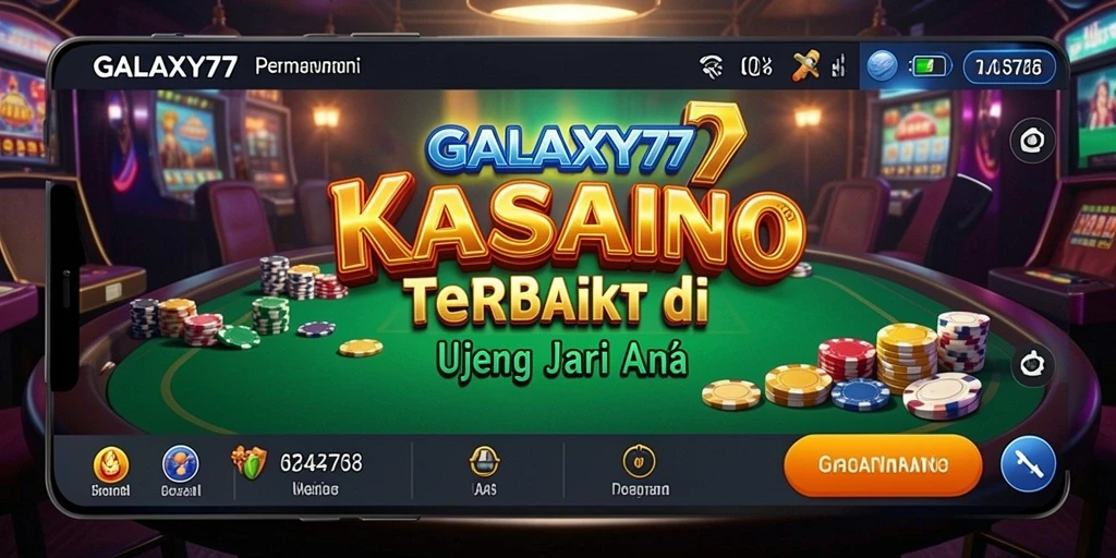 Tampilan menarik dari permainan Kasino di GALAXY77.