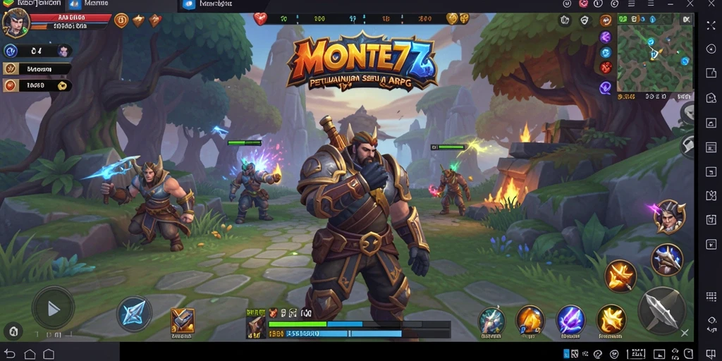 Tampilan gameplay <strong>MONTE77</strong> yang mendebarkan dan penuh aksi.