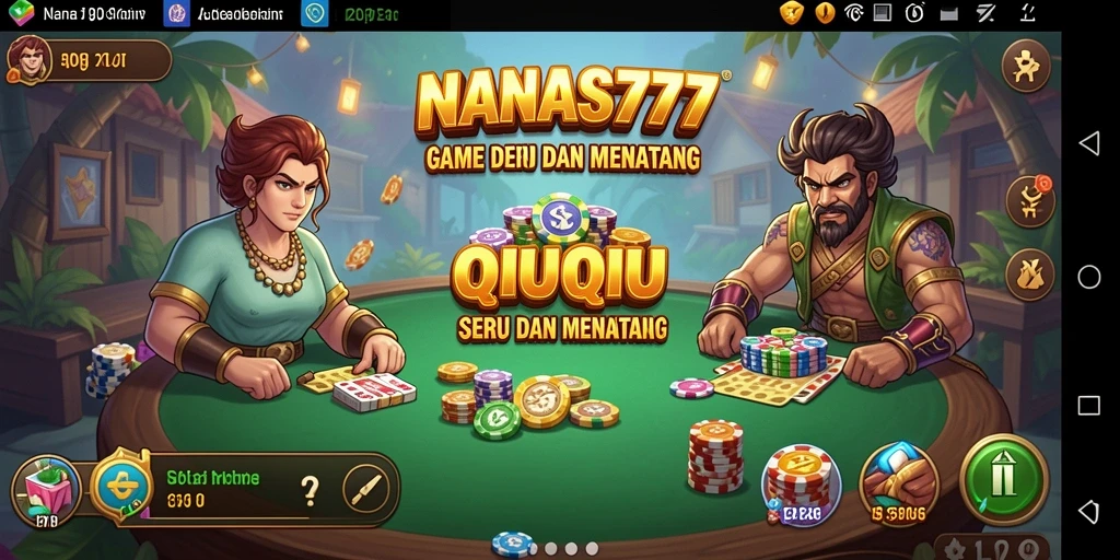 Tampilan gameplay QiuQiu yang mendebarkan di NANAS777.