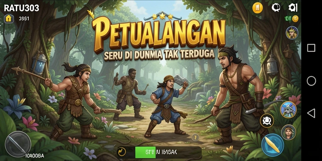Tampilan gameplay seru dan menantang dalam RATU303.