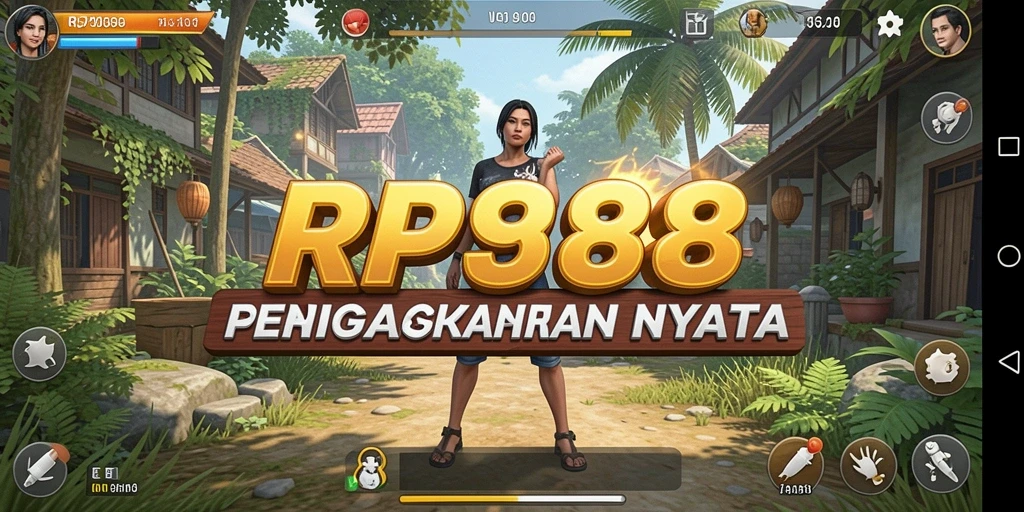 Gameplay RP888 yang menarik dengan simulasi kehidupan.