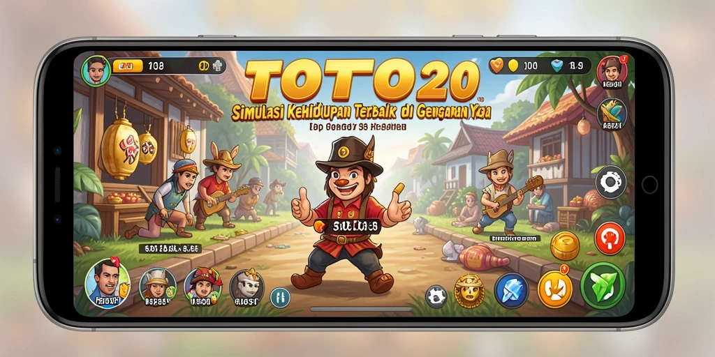 Tampilan gameplay menarik dari TOTO20 yang menampilkan aktivitas simulasi.