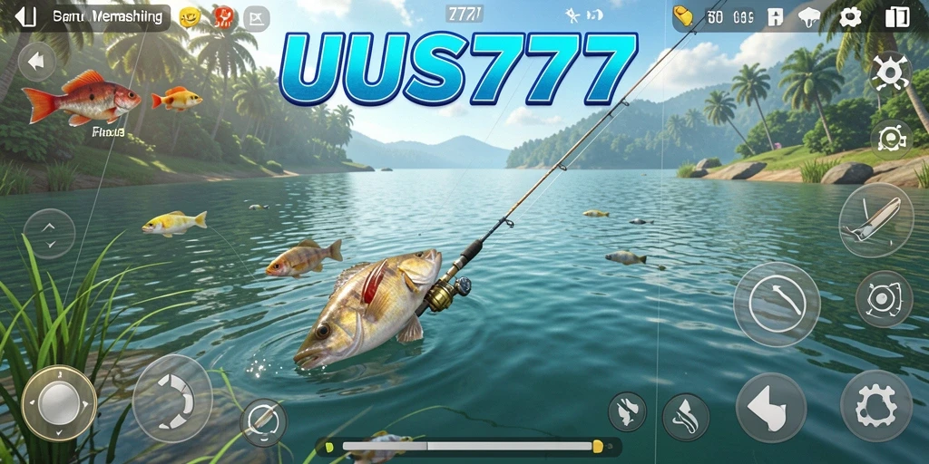 Gameplay UUS777 menampilkan keseruan memancing di berbagai lokasi.
